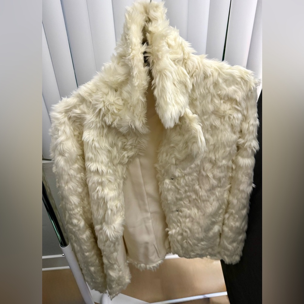 BCBGeneration Cream Teddy Jacket